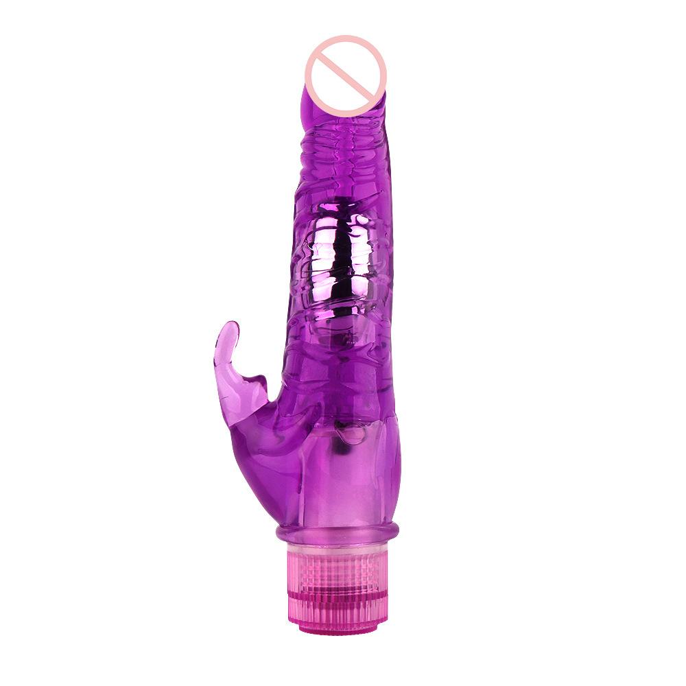 Rabbit Single Shock Female Masturbation Transparent Vibrating Rod