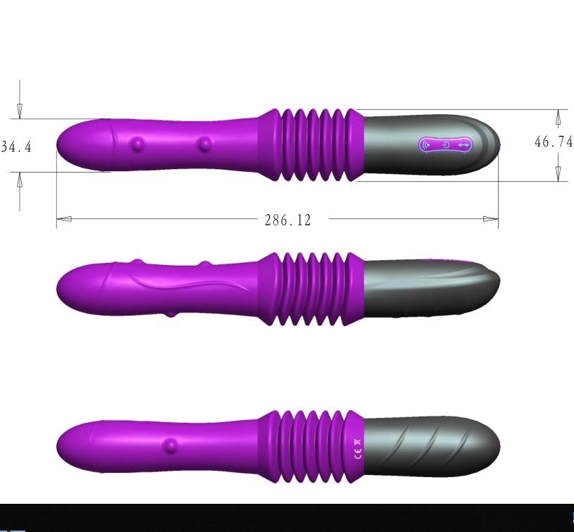 Remote control automatic insertion and retraction sex machine