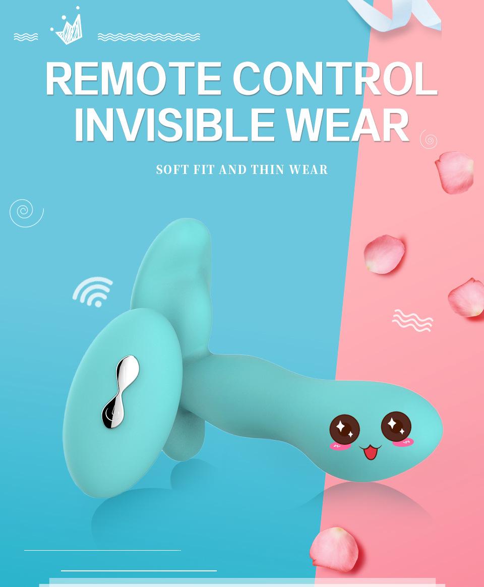 Remote controlled prostate anal massage vibrator