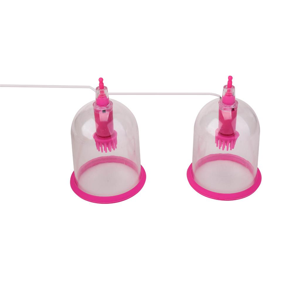 Rotating nipple vibration massager