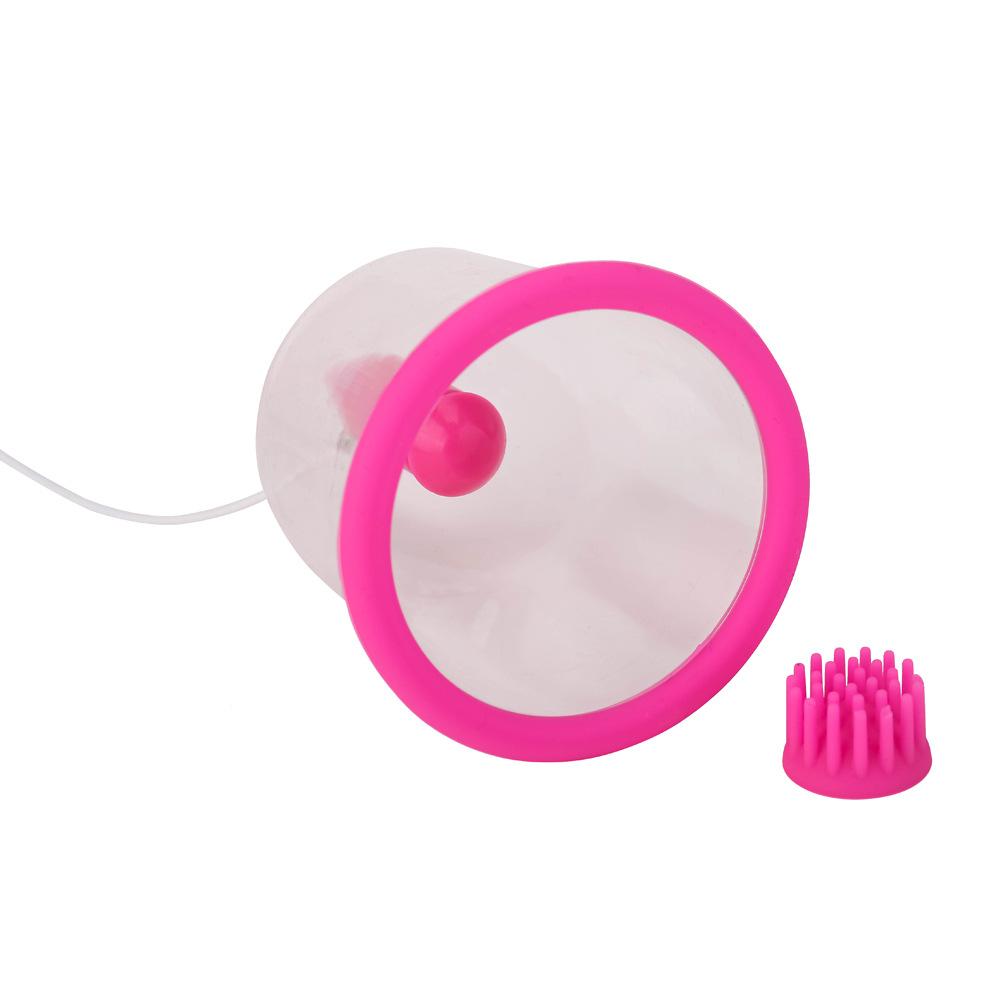 Rotating nipple vibration massager