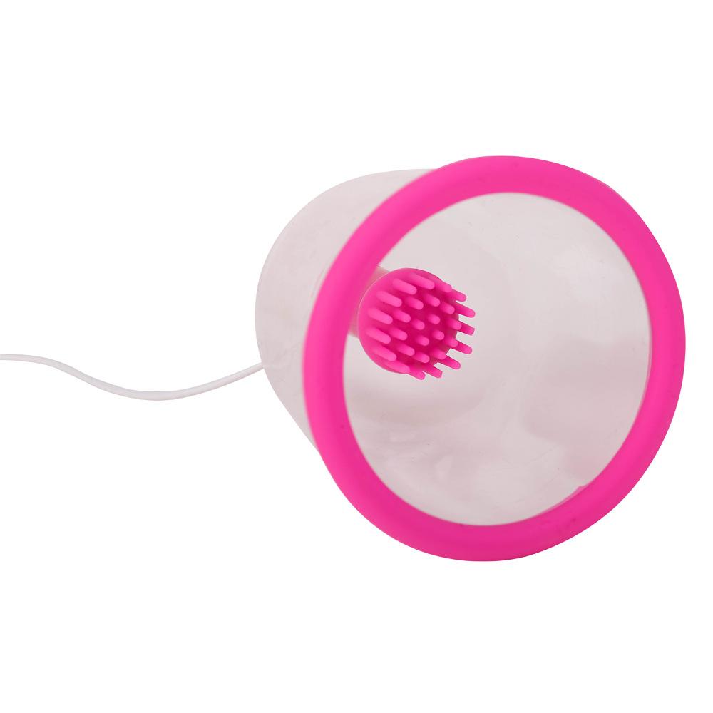 Rotating nipple vibration massager