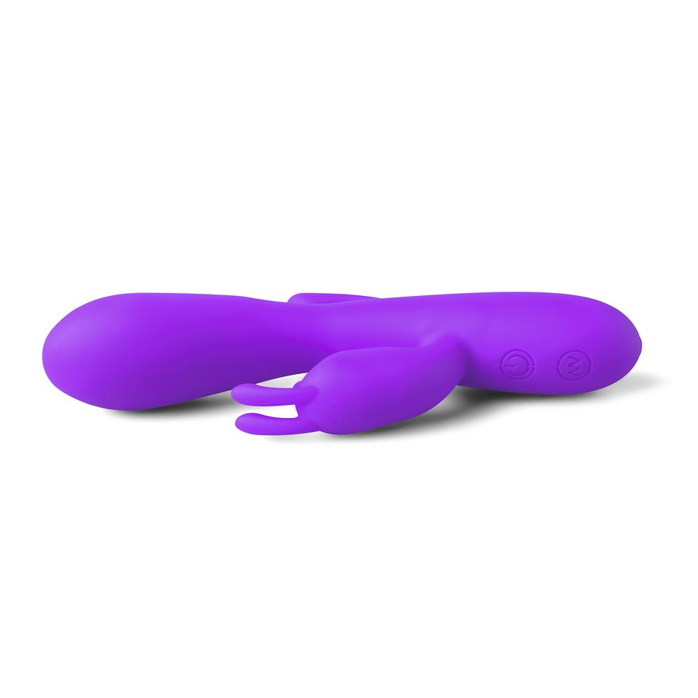 12-Speed Purple Color Silicone Rabbit Vibrator Type II