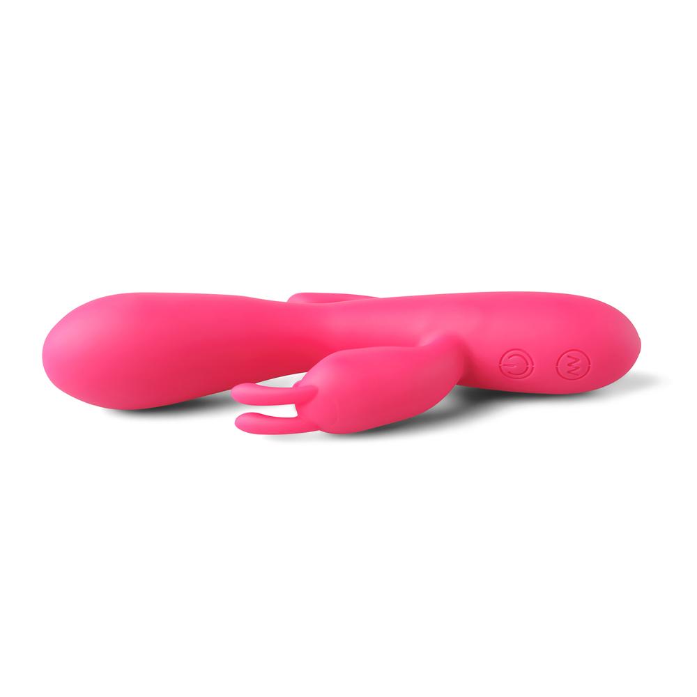 12-Speed Red Color Silicone Rabbit Vibrator Type II
