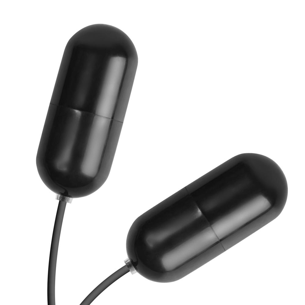 20 Speeds Black Color Penis Trainer with 2 Vibrators (Type II)