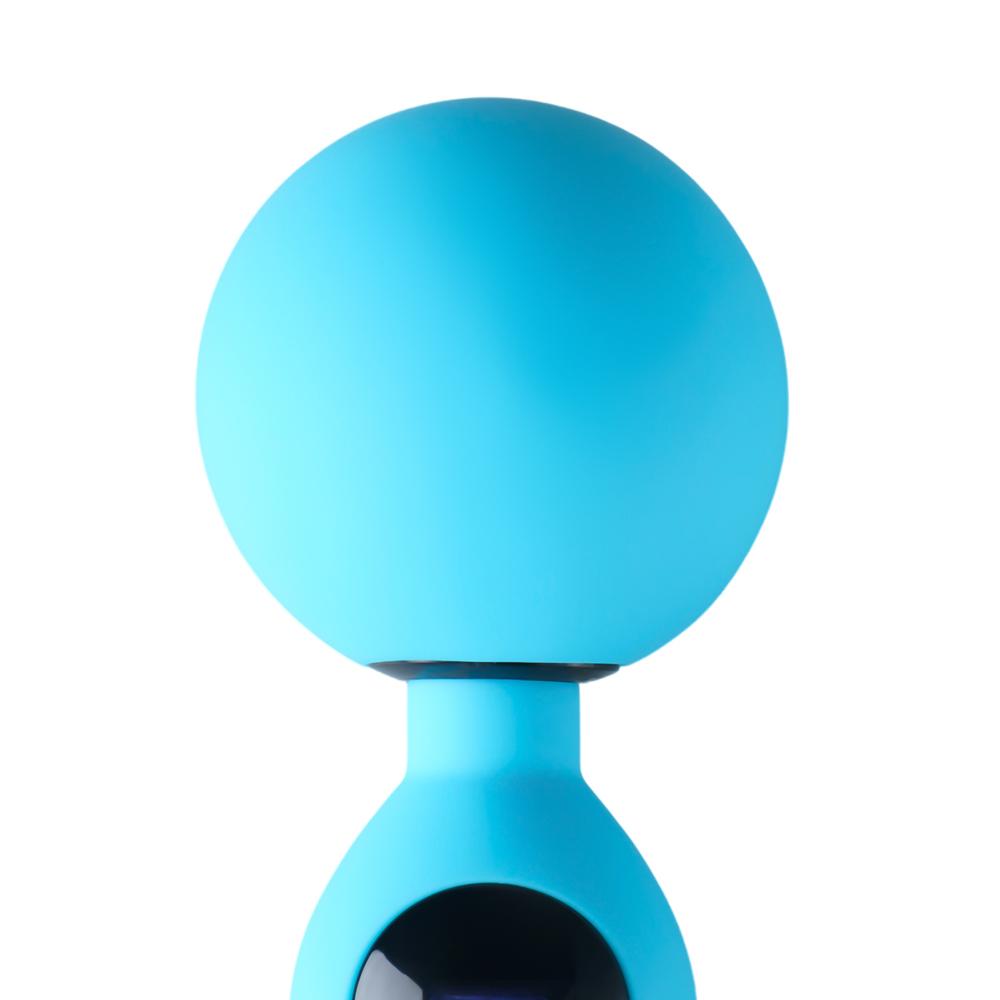 9-Speed Rechargeable Silicone Magic Wand Massager with Heating & Vibrating Functions