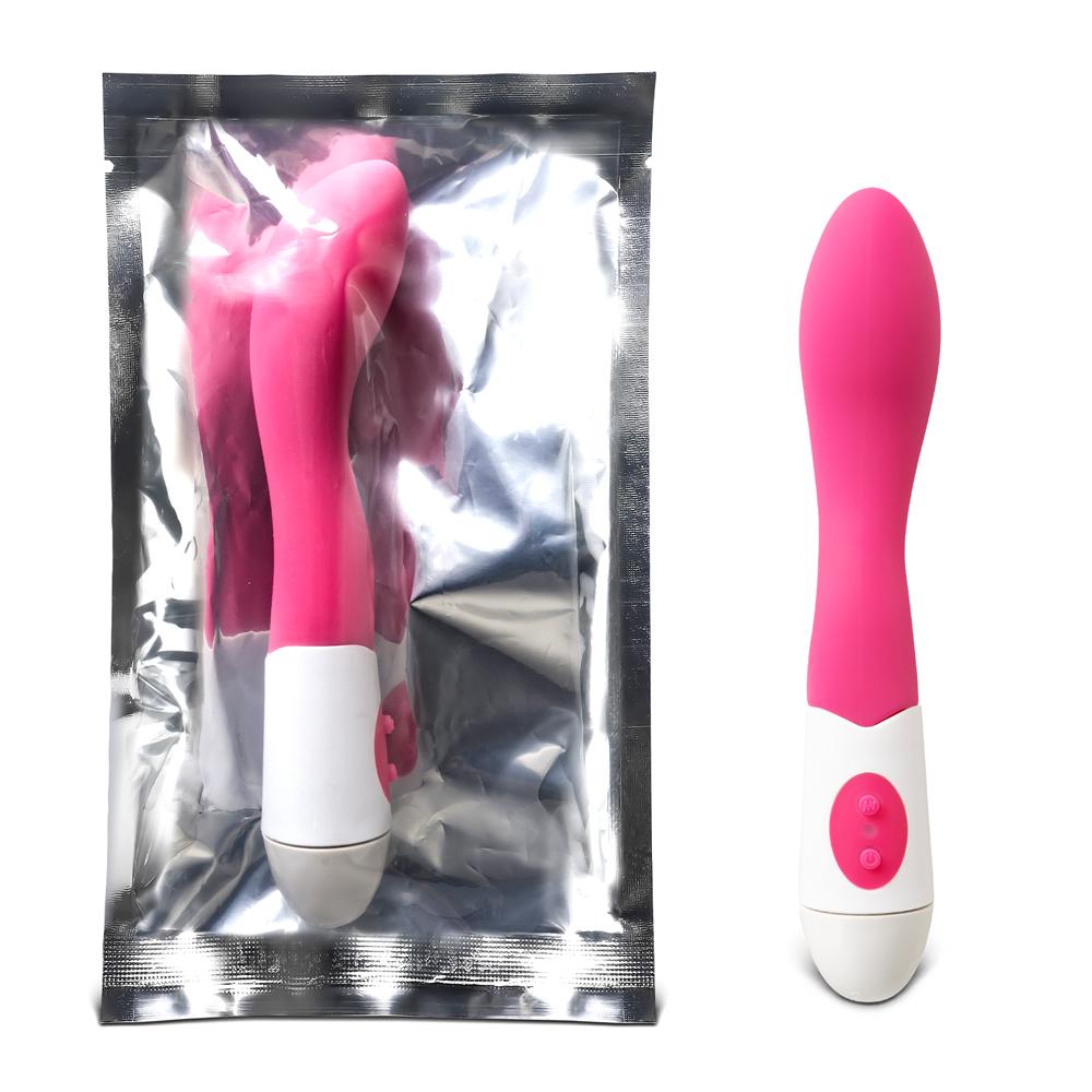 Cheap Price Magenta Color Silicone G-Spot Vibrator II ( Foil Bag )