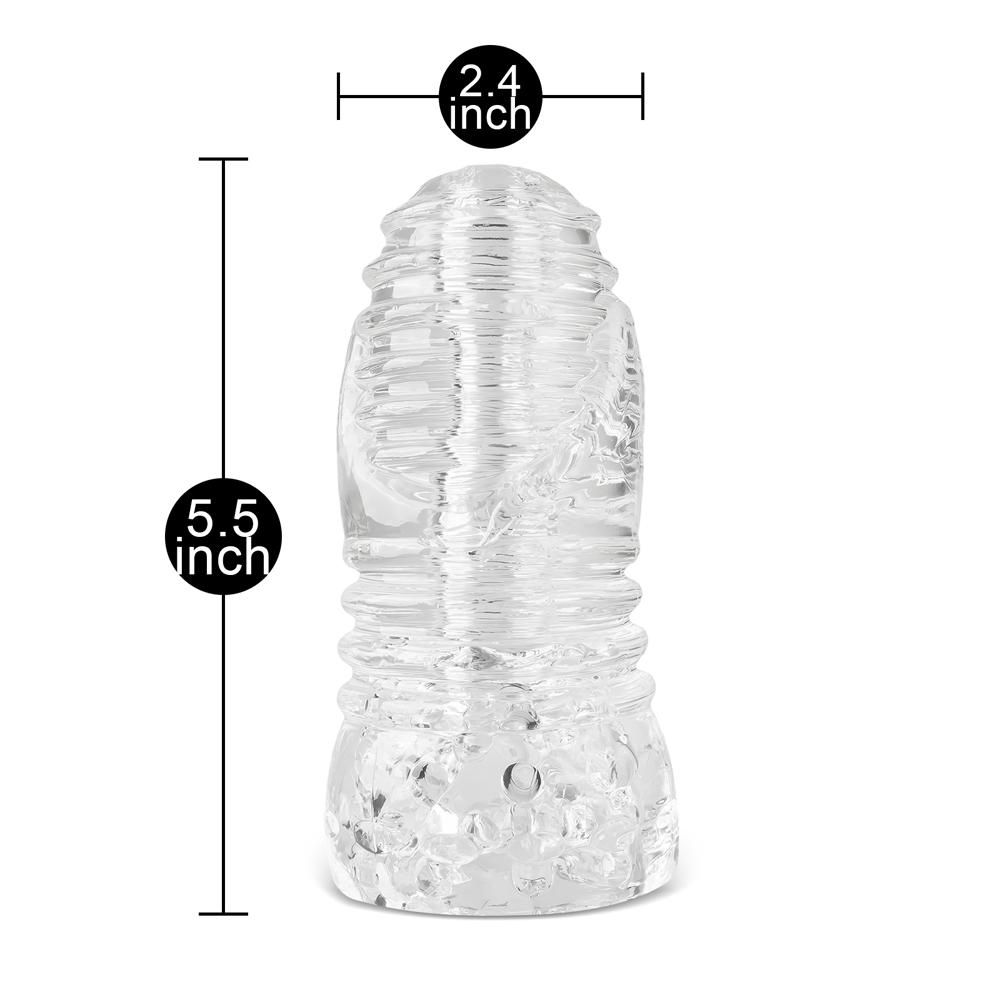 Clear Color TPE Male Sex Trainer Type II