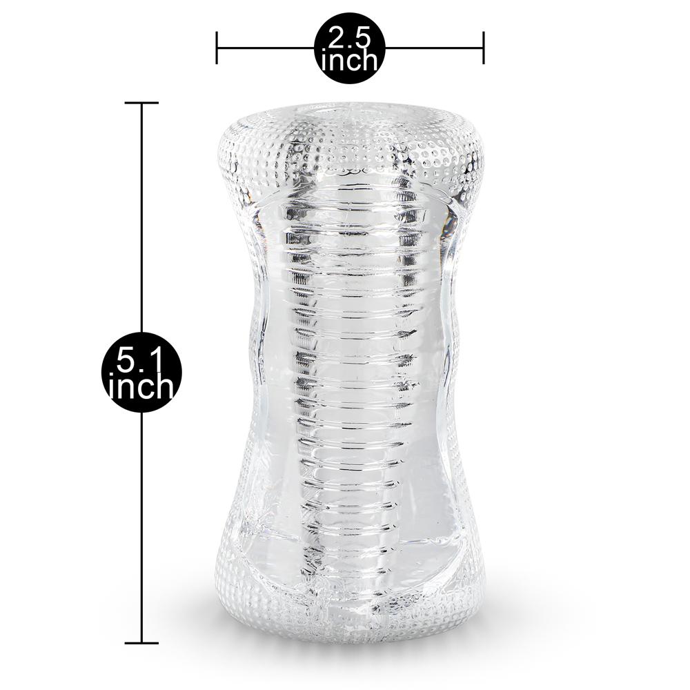 Clear Color TPE Male Sex Trainer Type III