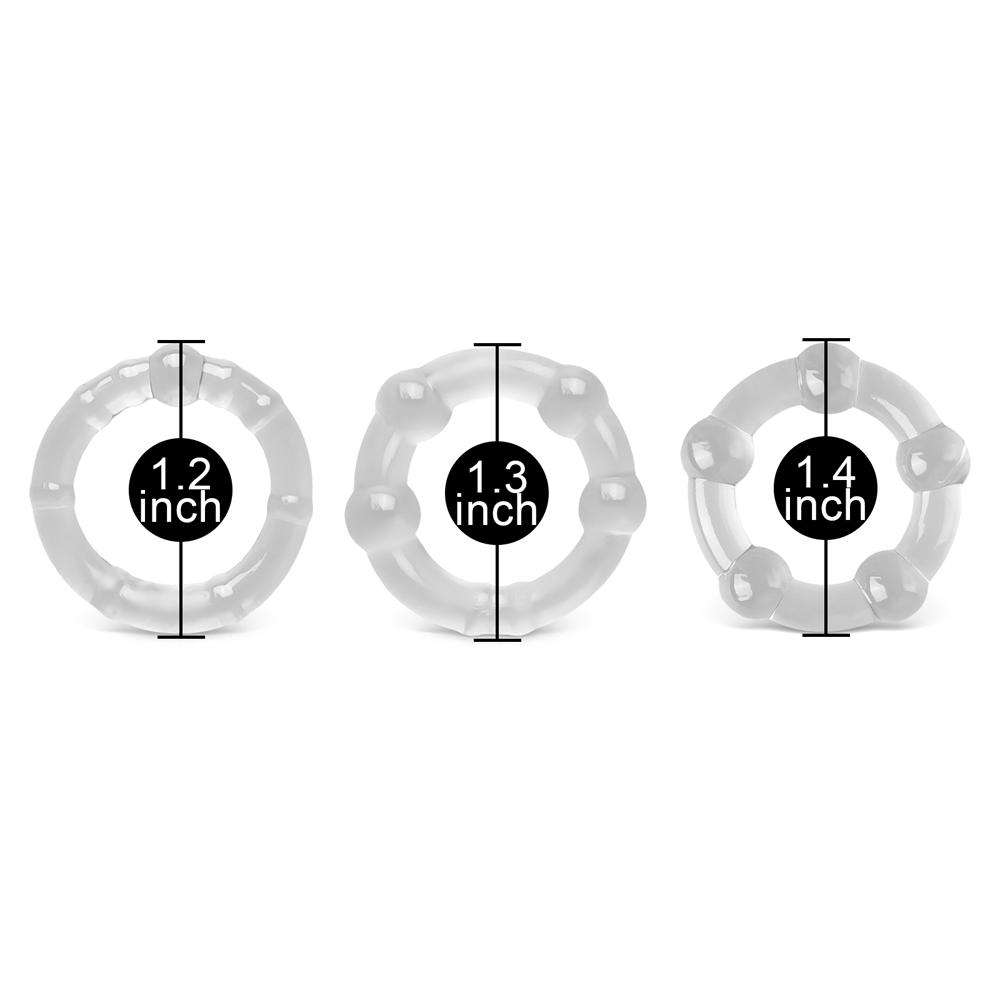 Clear Triple Cock Ring Kit
