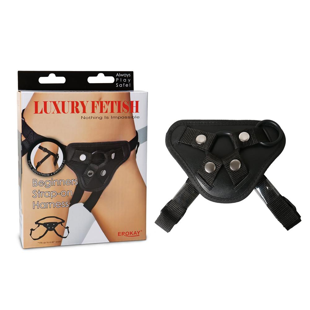 Easy Harness for Beginners ( 2 Different Sizes Medical Grade Silicone Rings Included )