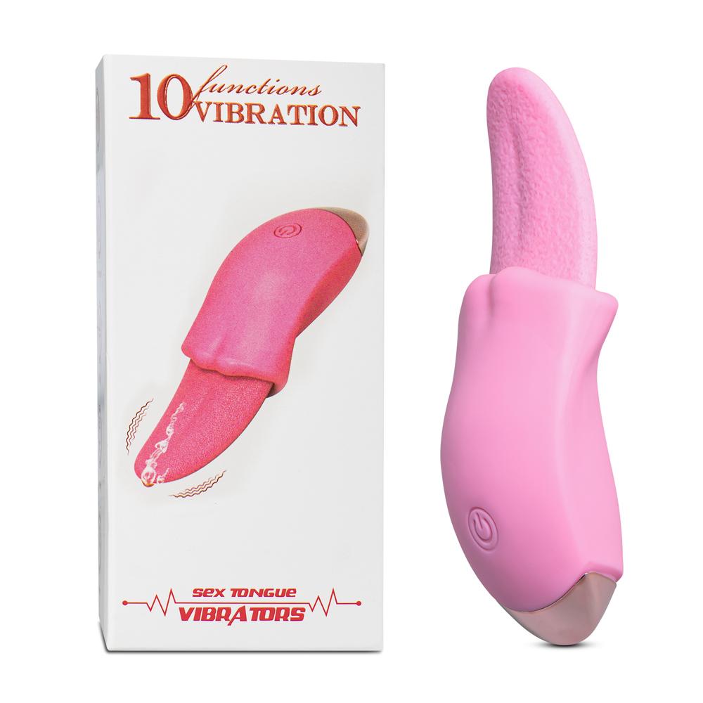 Pink Color 10-Speed Vibrating Tongue Type I