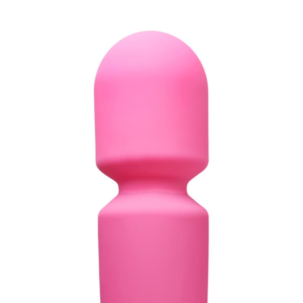 Pink Color 10-Speed Waterproof Rechargeable Wand Massager (USB Recharging)
