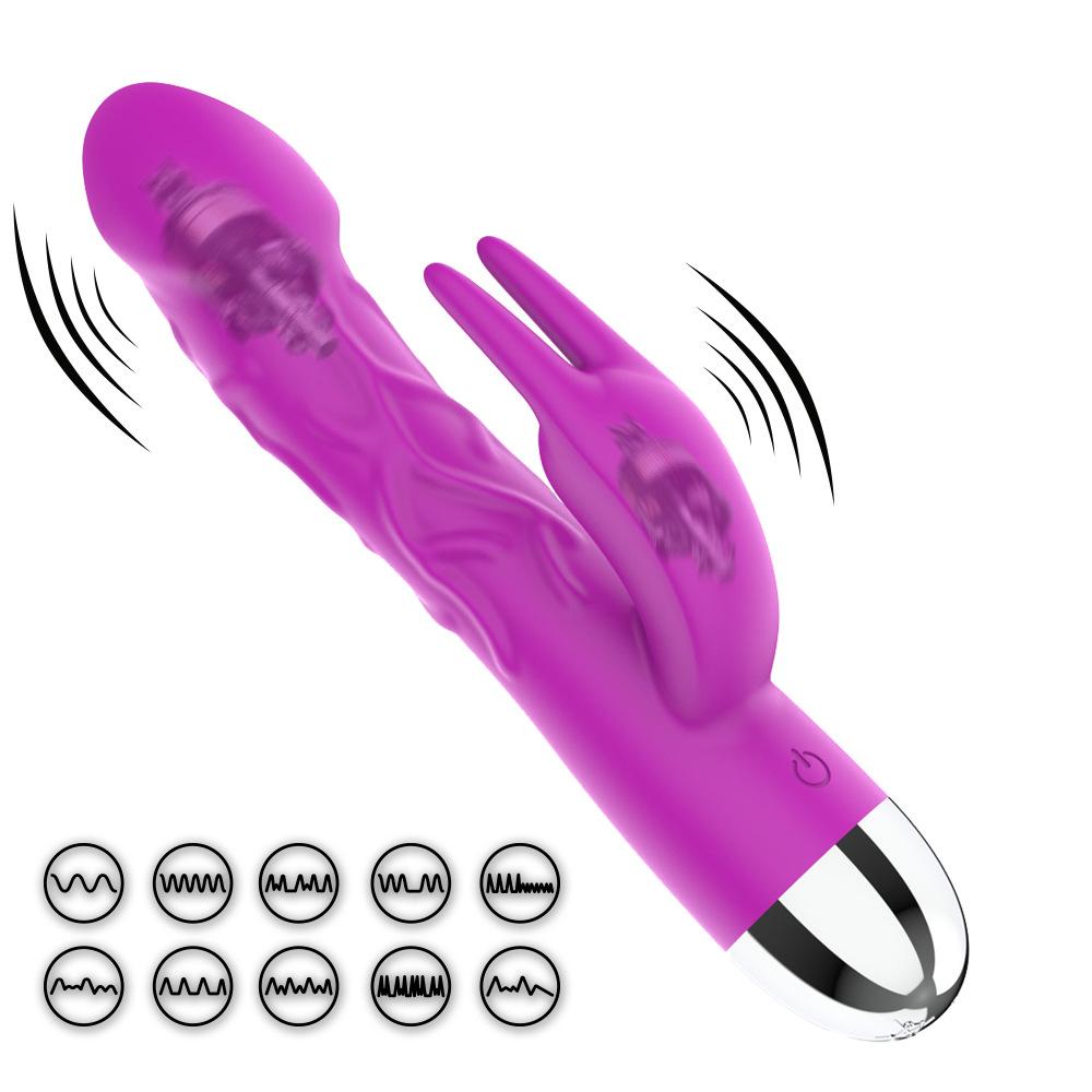 Silicone rabbit vibration equipment for women