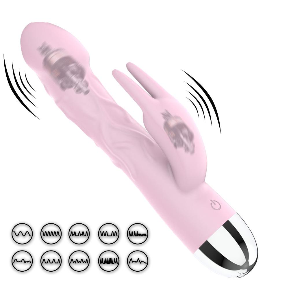 Silicone rabbit vibration equipment for women