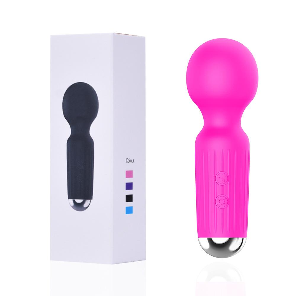 Silicone USB Charging 20 Frequency Vibration Mini AV Stick Women