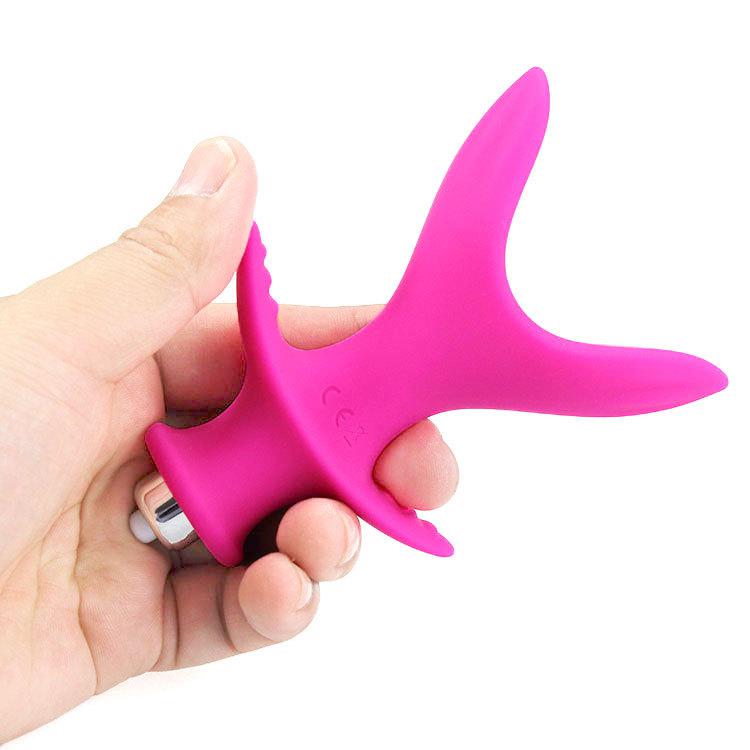 Silicone vibrating anal plug