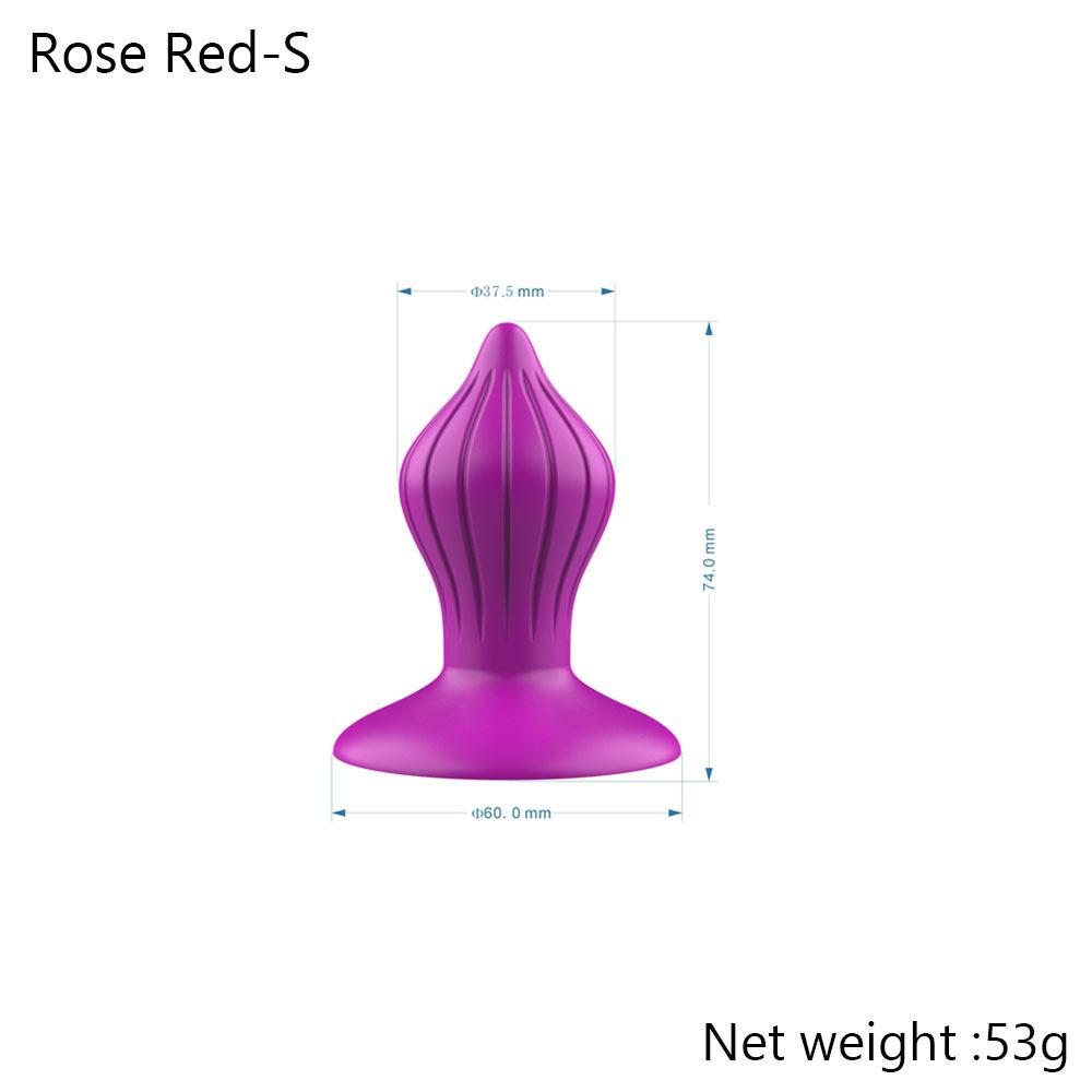 Single bead anal development tool with suction cup