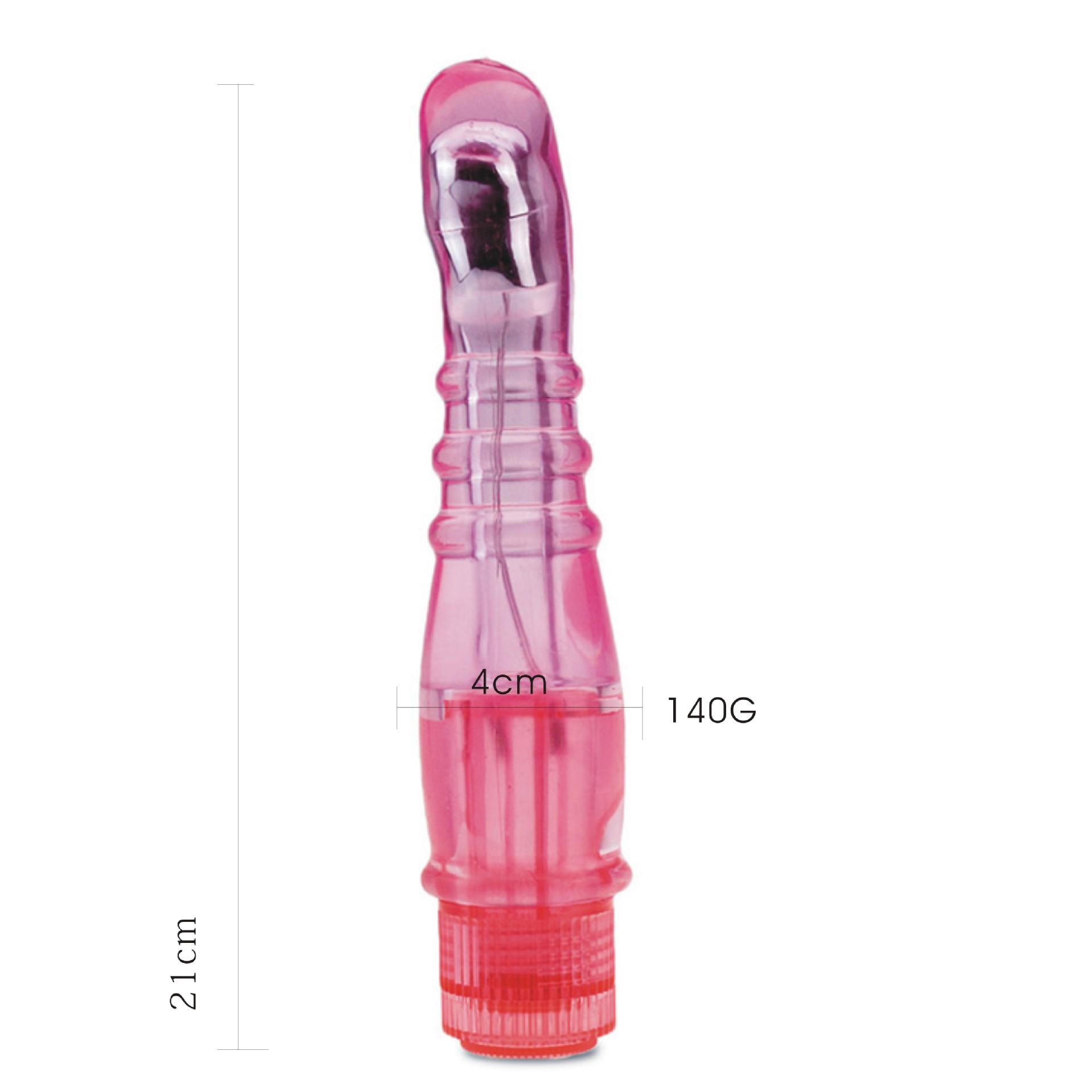 Single Shock Female Masturbation Transparent Vibrating Rod