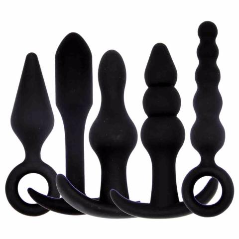 5-piece silicone set for backyard sex toys