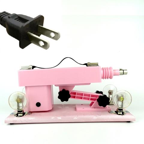 Fully automatic telescopic and plug-in female sex Fucking machine - pink