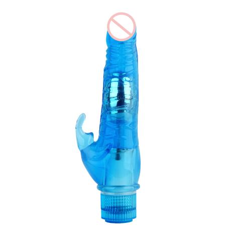 Rabbit Single Shock Female Masturbation Transparent Vibrating Rod