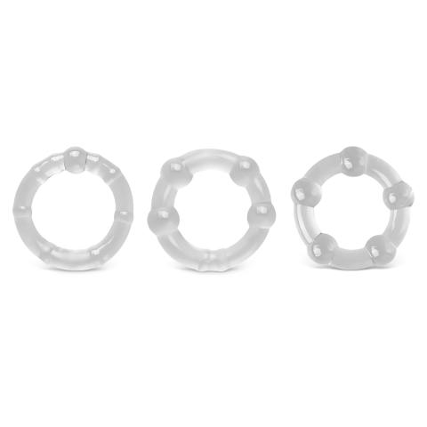 Clear Triple Cock Ring Kit