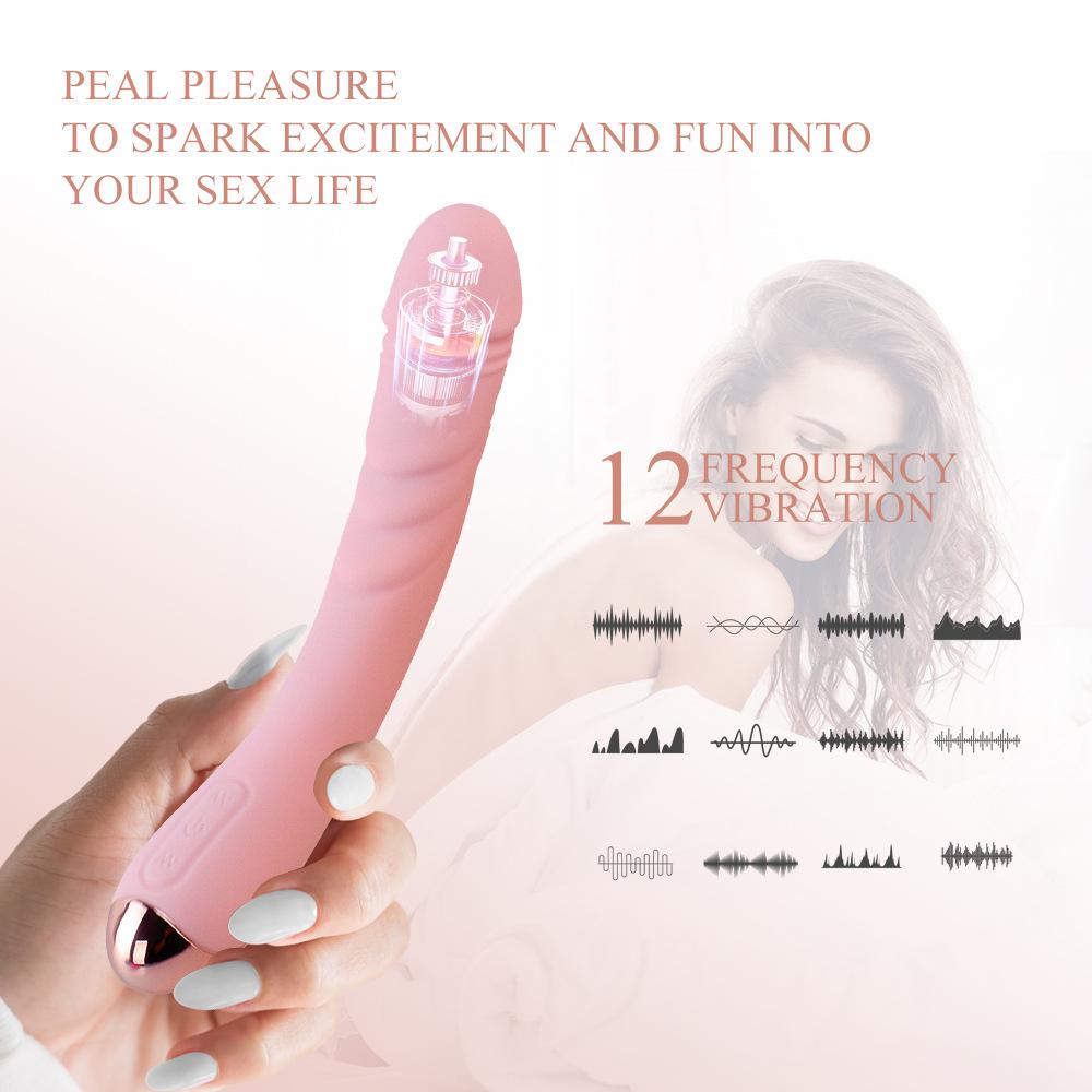 Soft female vibrator, flexible ,30 frequency,USB charging