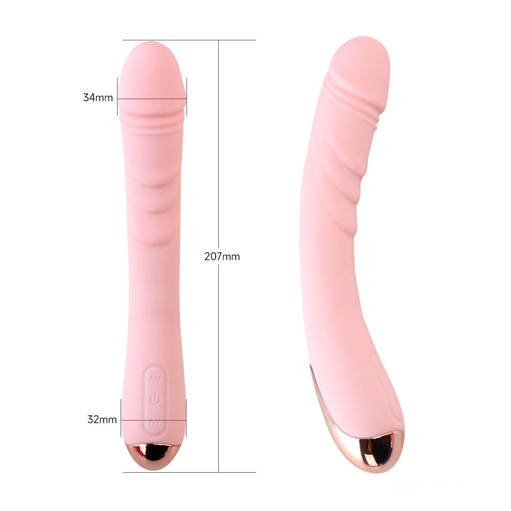 Soft female vibrator, flexible ,30 frequency,USB charging