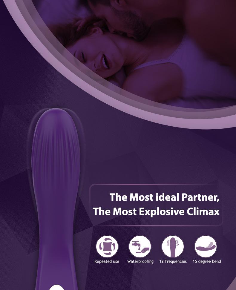 Soft single vibrator sex toy for women