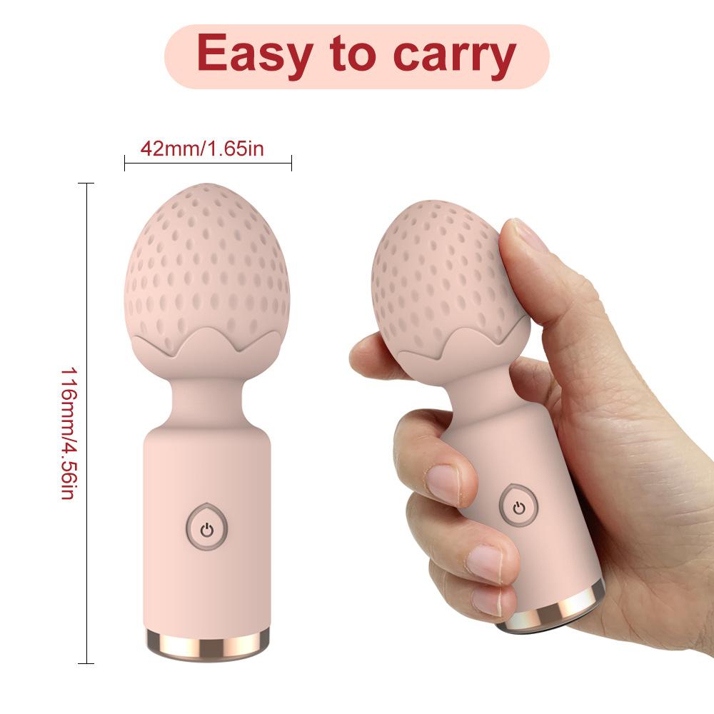 Strawberry AV10 frequency USB charging mini massager