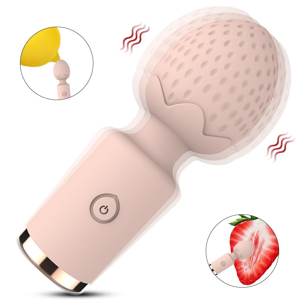 Strawberry AV10 frequency USB charging mini massager