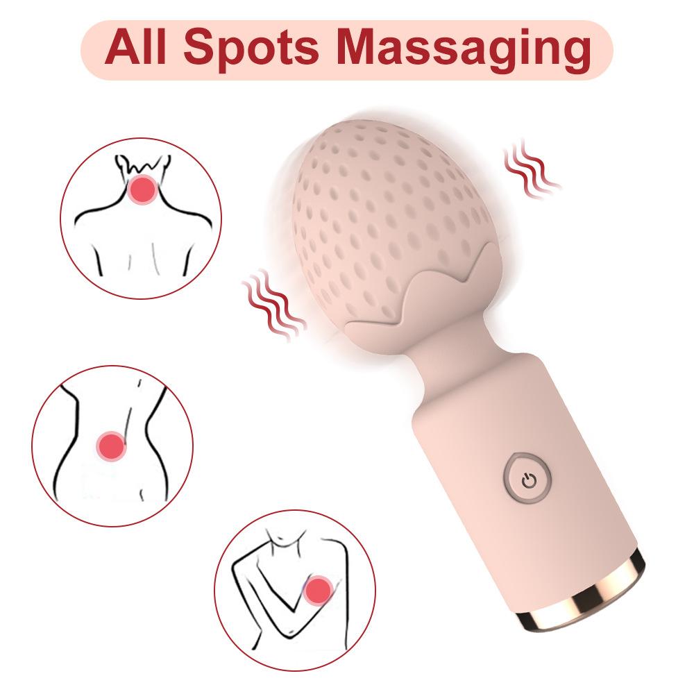 Strawberry AV10 frequency USB charging mini massager