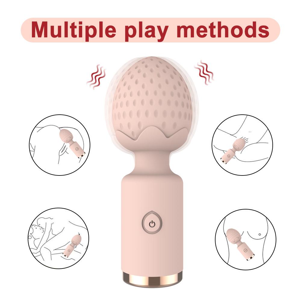 Strawberry AV10 frequency USB charging mini massager