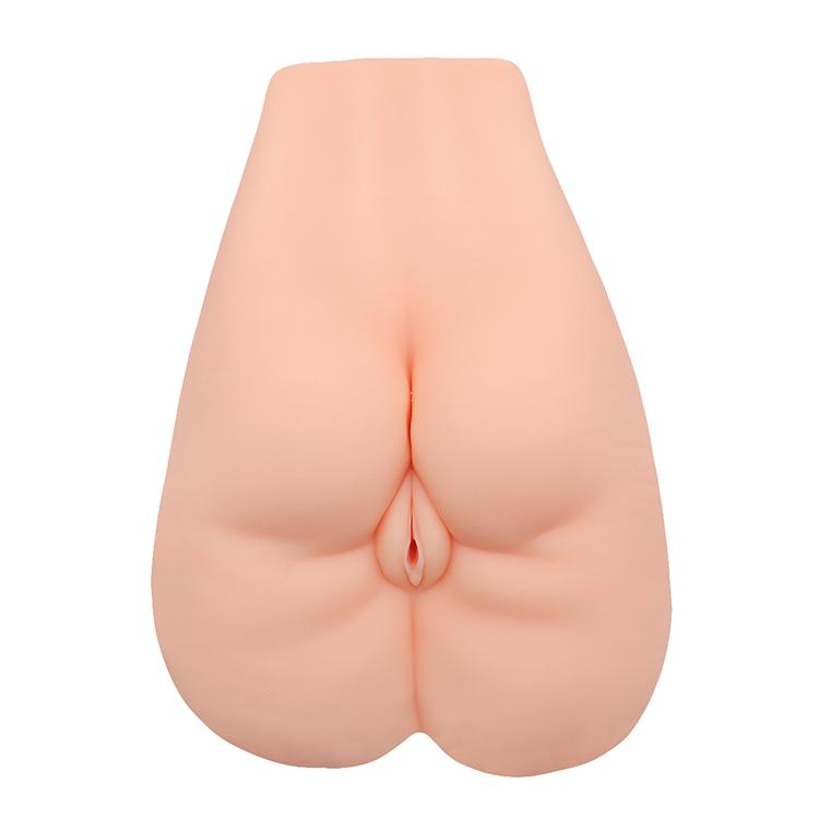 Super soft and realistic Ass, with a large buttocks in proportion to the real person dual channel (vaginal, anal) 3kg