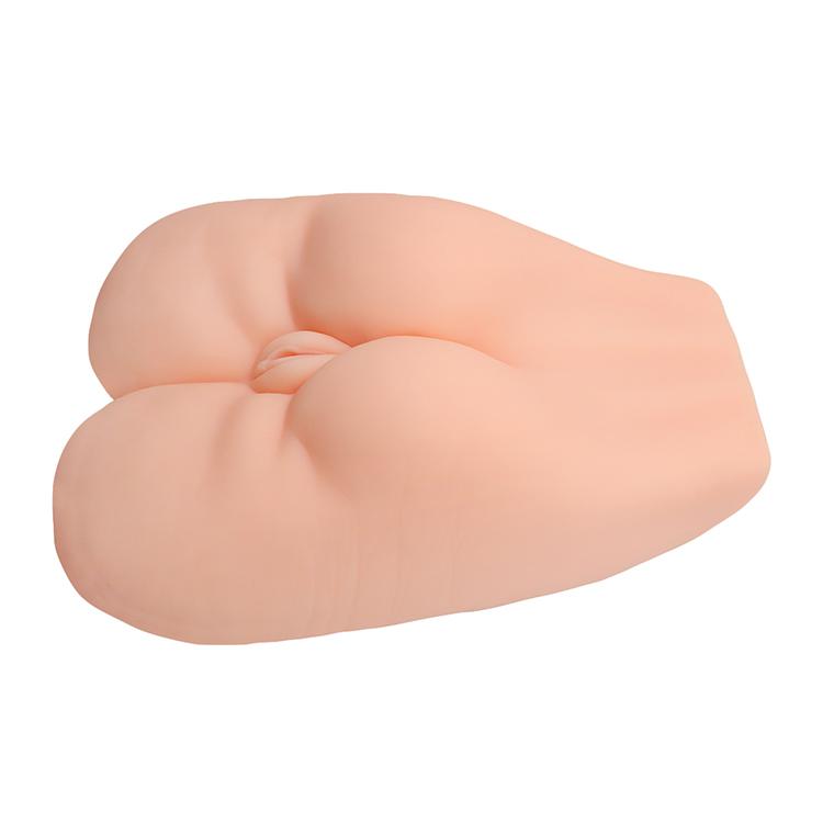 Super soft and realistic Ass, with a large buttocks in proportion to the real person dual channel (vaginal, anal) 3kg