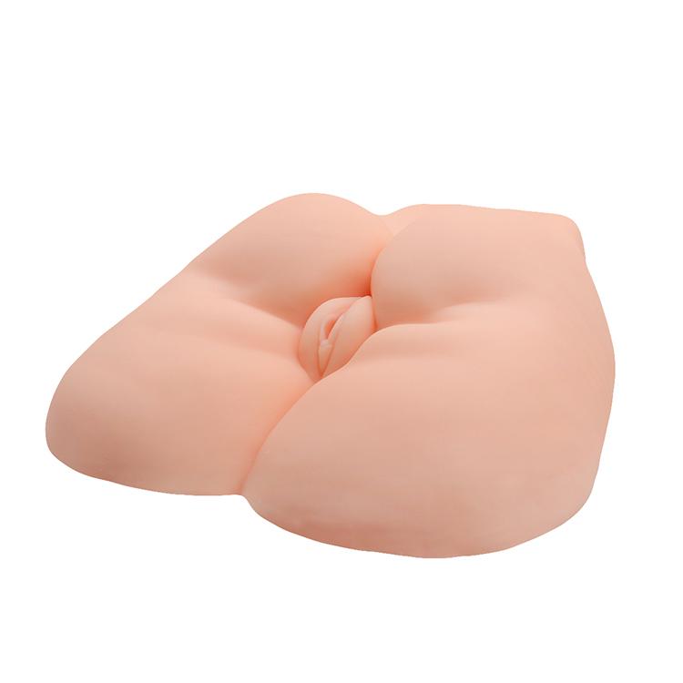 Super soft and realistic Ass, with a large buttocks in proportion to the real person dual channel (vaginal, anal) 3kg