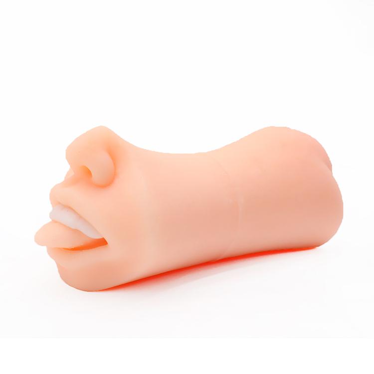 Super Soft Realistic Double Hole (Vaginal & mouth) Stroker - Wl-P-1208