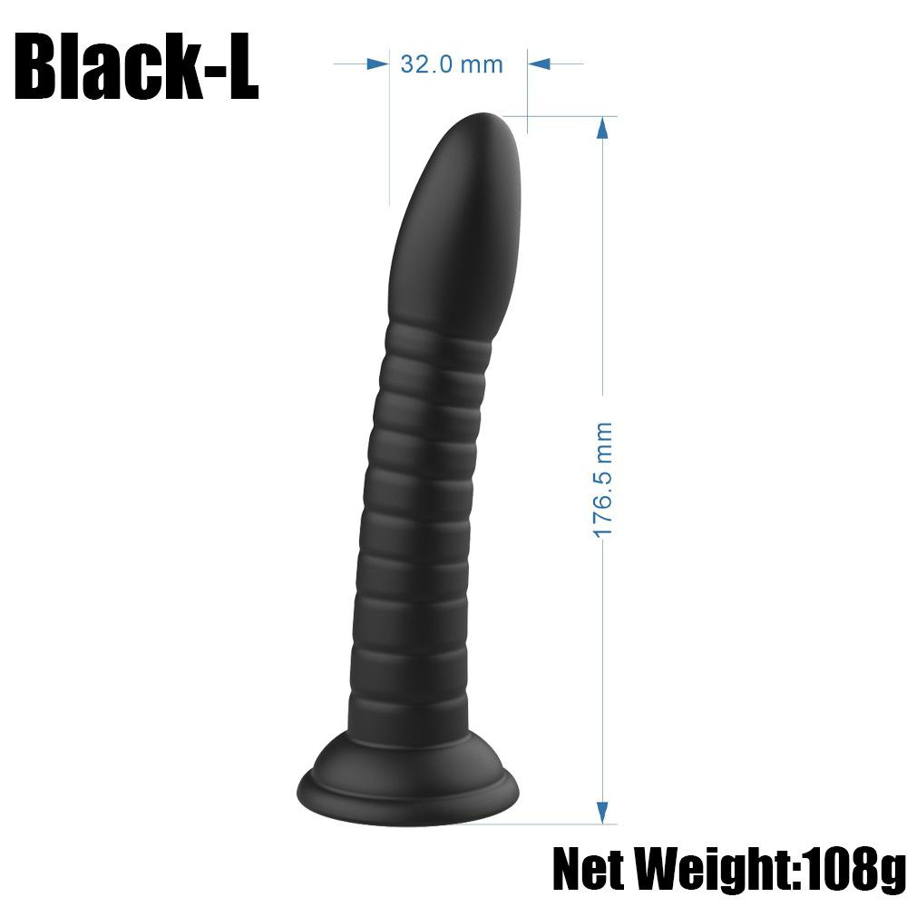 Threaded anal penis - black