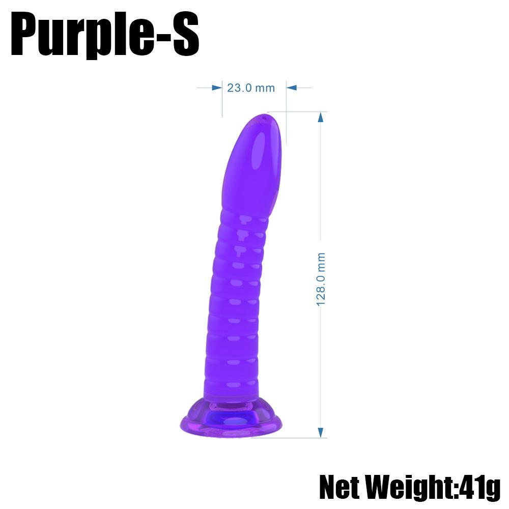 Threaded anal penis - purple