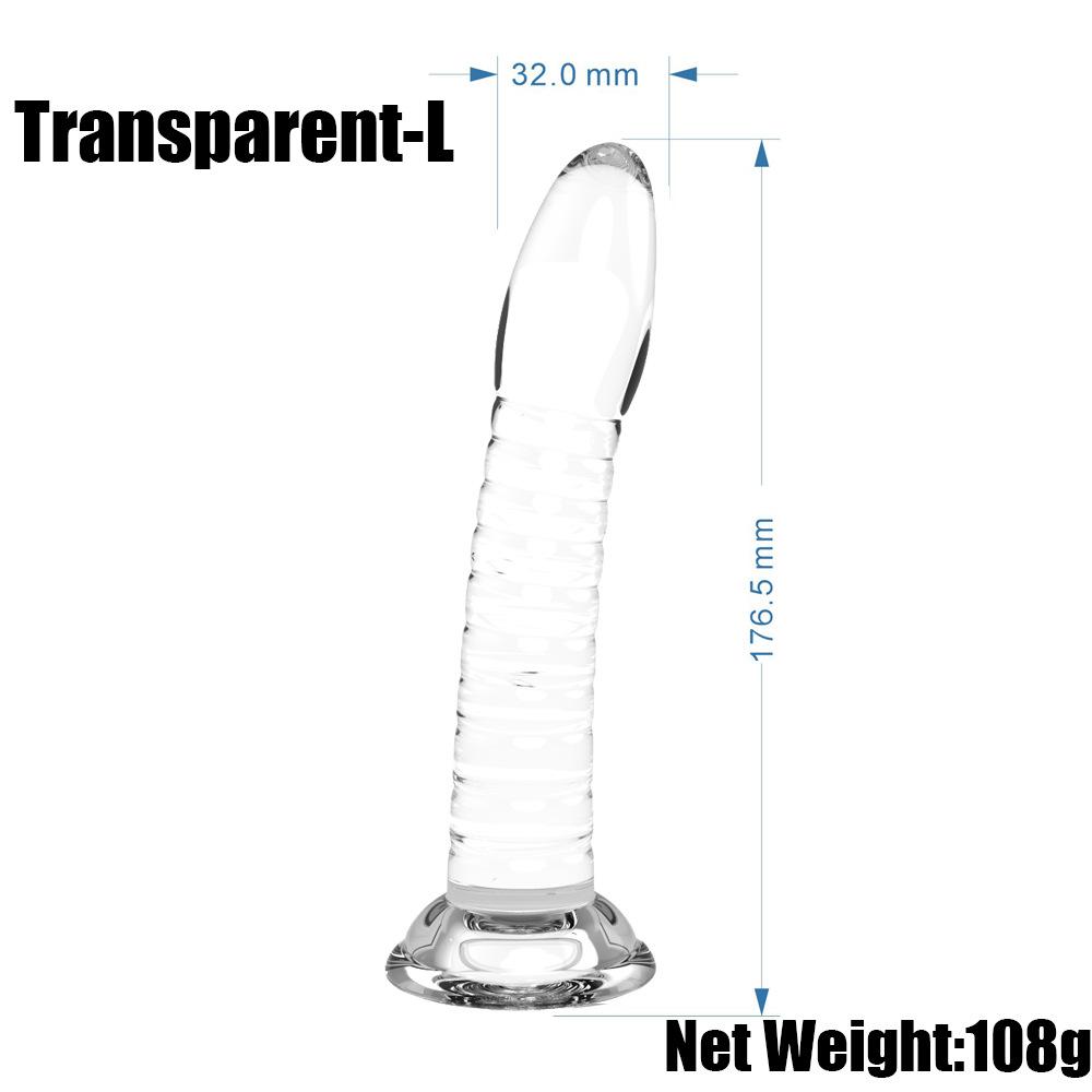 Threaded anal penis - transparent