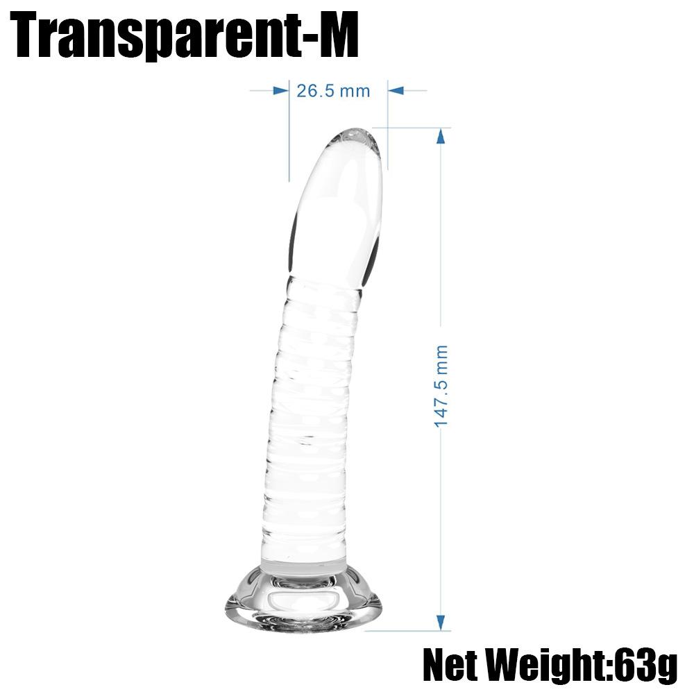 Threaded anal penis - transparent