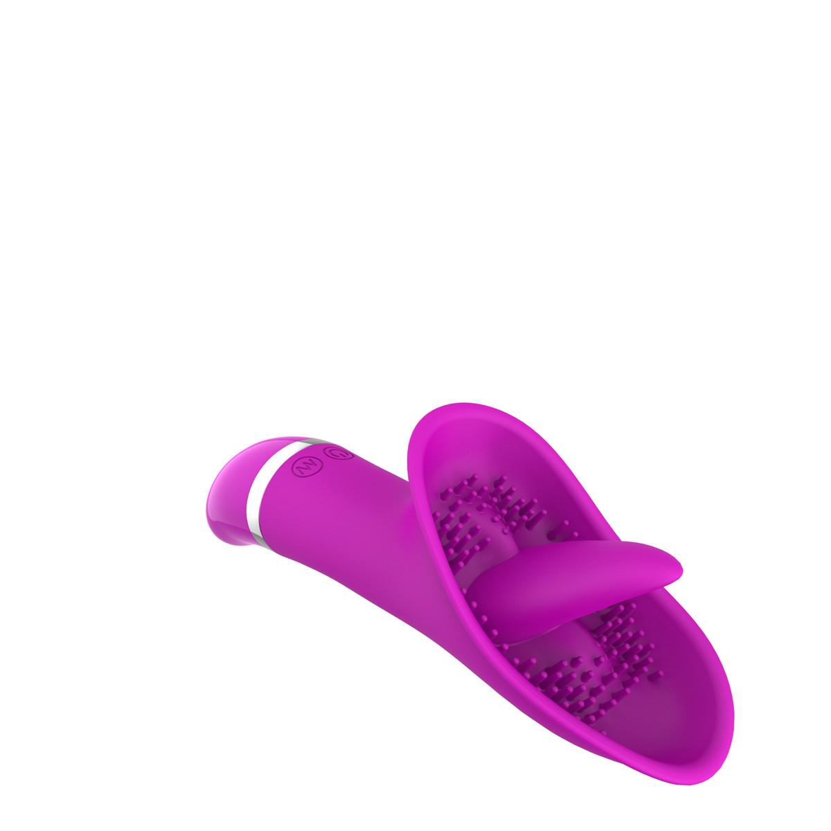 Tongue licking clitoral masturbation massage stick