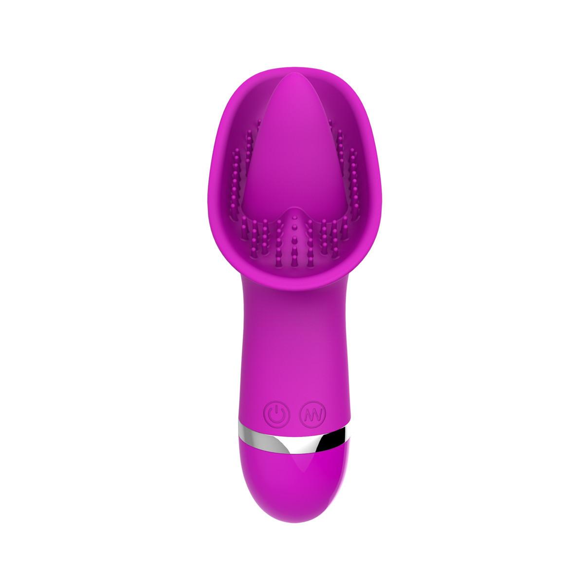 Tongue licking clitoral masturbation massage stick