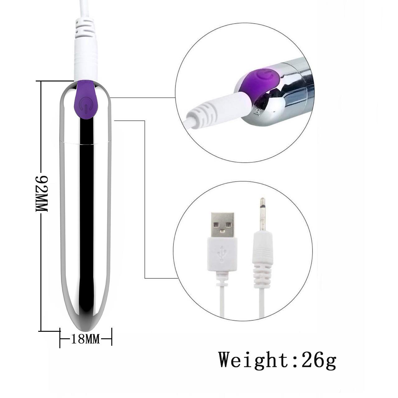 USB charging bullet head massage vibration