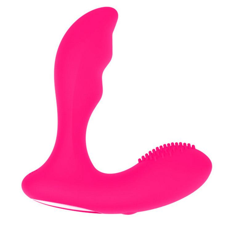 Wireless remote control male prostate massager