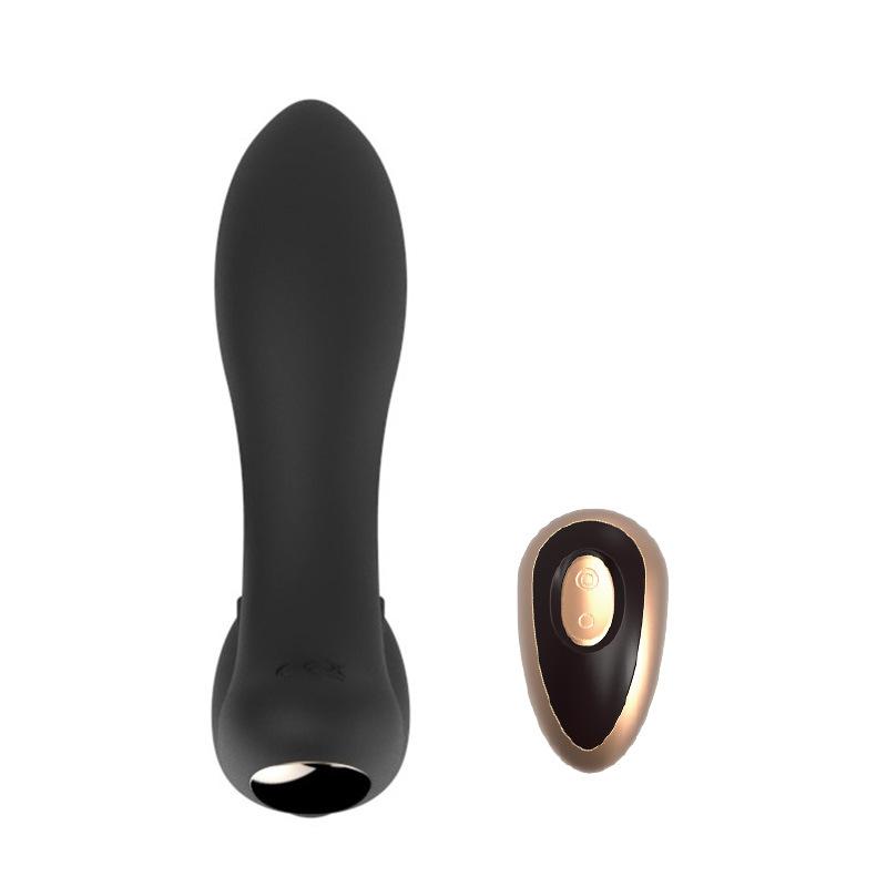 Wireless remote control male prostate massager